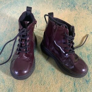 Zara Toddler Dark Berry Boots, Size 26 EU (9 US)